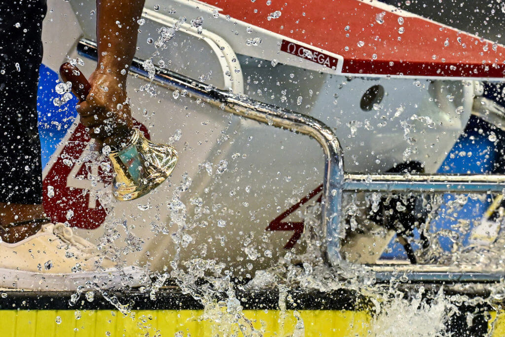 Judge during the 20th World Aquatics Championships at the Marine Messe Hall A in Fukuoka (Japan), July 25th, 2023.