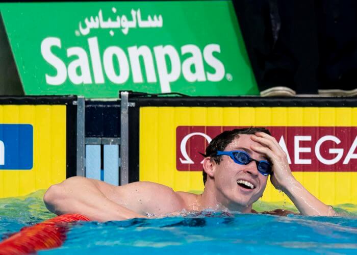 PROUD Benjamin GBR Gold Medal Men's 50m Freestyle Abu Dhabi - United Arab Emirates 19/12/21 Etihad Arena FINA World Swimming Championships (25m) Photo Andrea Masini / Deepbluemedia / Insidefoto