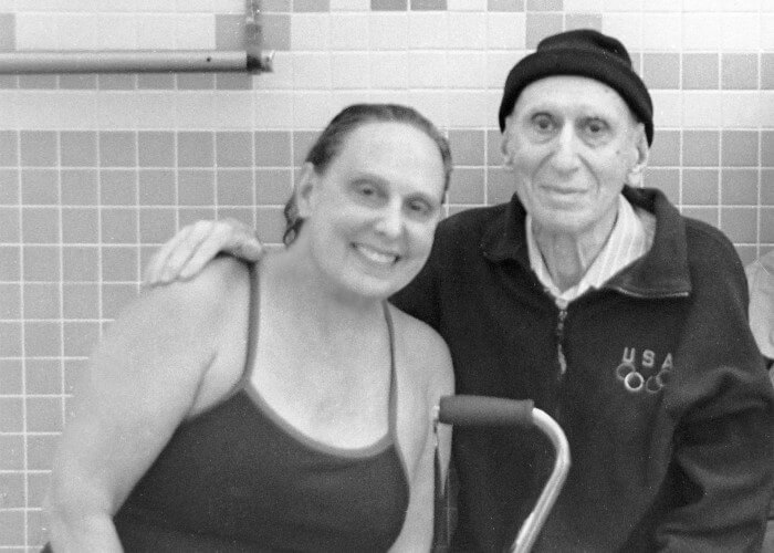 Jane Katz and Her Dad Leon Katz