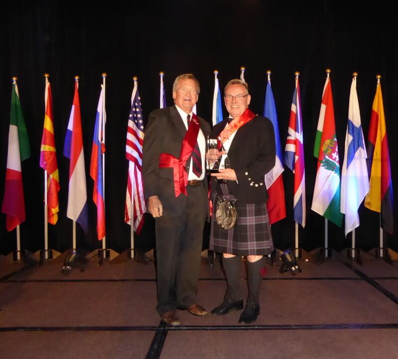 Peter and Steve Clark, ISHOF Induction Night, 29 October 2016
