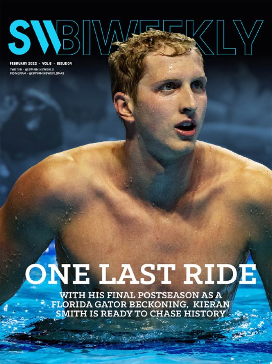 SW Biweekly - One Last Ride: Kieran Smith Ready To Chase History In Final Postseason as a Florida Gator - Cover