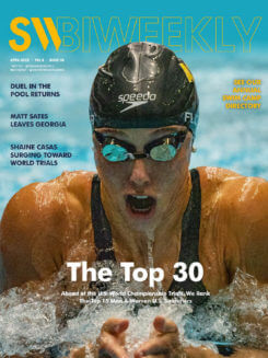 SW Biweekly 4-21-22 - The Top 30 Men's and Women's U.S. Swimmers - COVER
