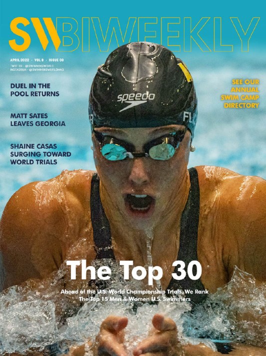 SW Biweekly - The Top 30 Men's and Women's U.S. Swimmers - Cover