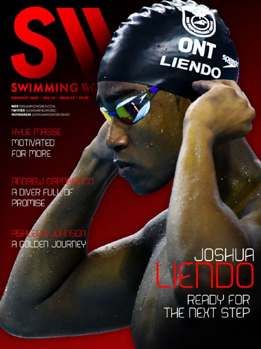 Swimming World Magazine February 2022 Issue - PDF ONLY - Cover