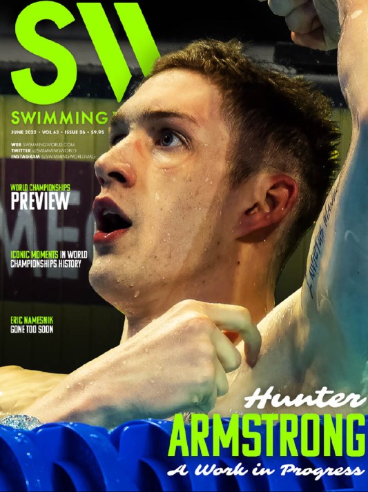Swimming World Magazine June 2022 Issue - PDF ONLY - Cover
