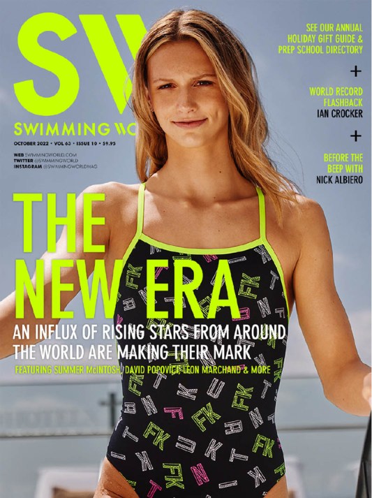 Swimming World Magazine October 2022 Issue - PDF ONLY - Cover