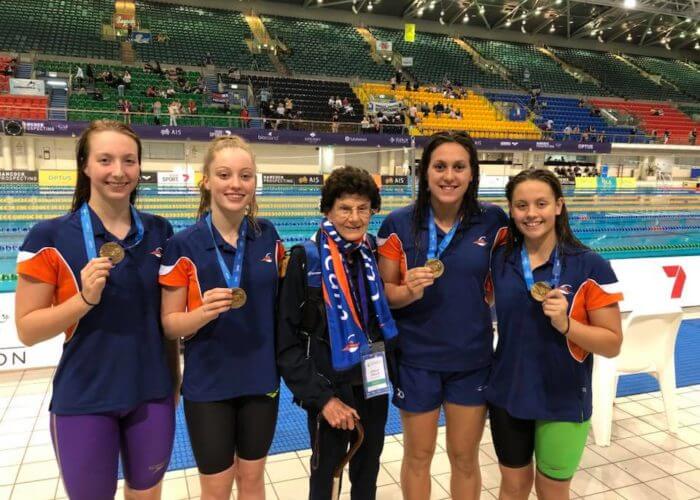URSULA CARLILE AND SWIMMERS