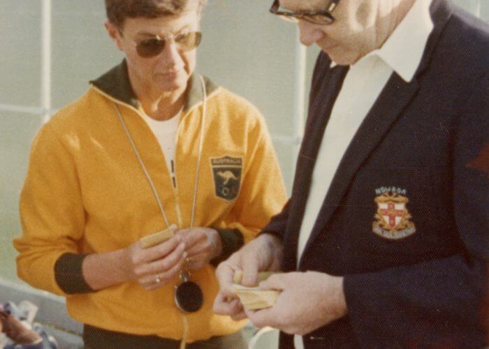 Ursula in Olympic Uniform with Roger Pegram SMALL